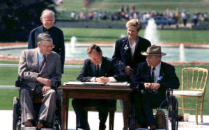 signing of the ADA 1990