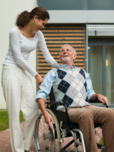 woman-and man in wheelchair